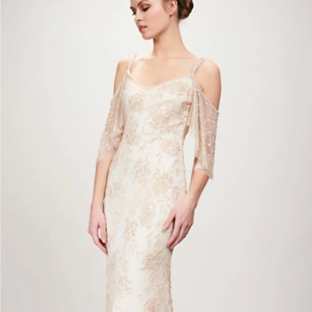 Theia Wedding Dress Size 12 - Picture 12 of 14
